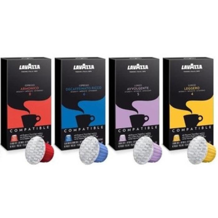 Ozono Drinks - Combo x40 Capsulas Cafe Lavazza Compatibles con Nespresso -  Italia