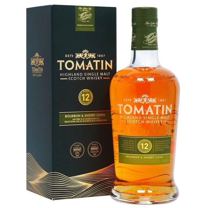 Tomatin 12 aos x700ml. - Highland Single Malt Whisky, Escocia