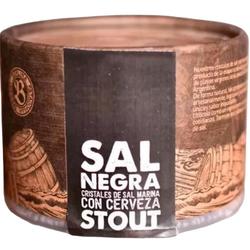 Sal de Aqui Negra x70grs - Cristales de Sal Marina con Cerveza Stout Berlina