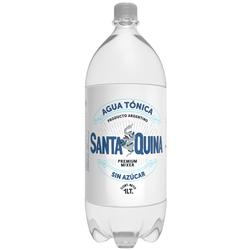 Santa Quina Sin Azucar x1 Litro - Agua Tonica - Botella de Plastico - Novedad!