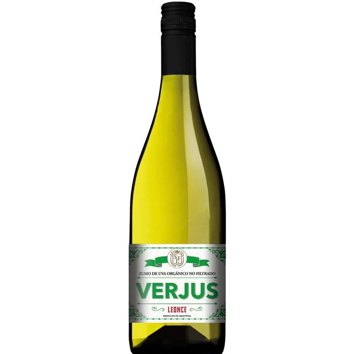 Leonce Verjus x750ml. by Piedra Negra - Jugo Verde de Uva Organico - Alcohol 0%