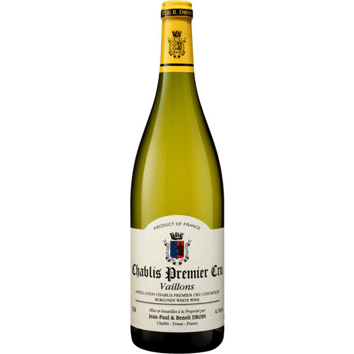 Jean-Paul & Benoit Droin AOC Vaillones Chablis 1er Cru 2023 - Bourgogne, Francia