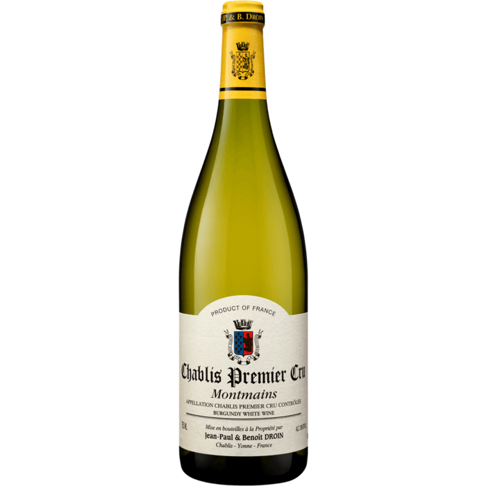 Jean-Paul & Benoit Droin AOC Montmains Chablis 1er Cru 2023 - Bourgogne, Francia