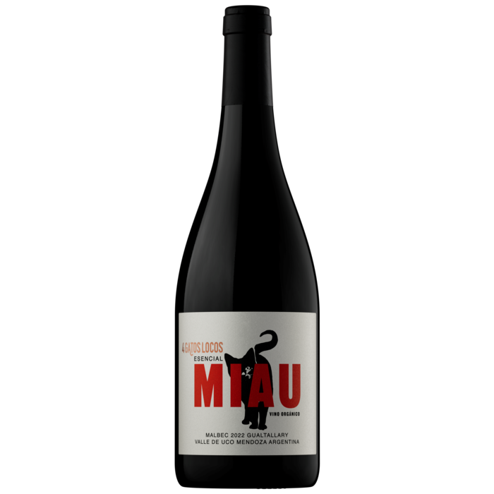 Miau Esencial Malbec 2022 by 4 Gatos Locos - Organico