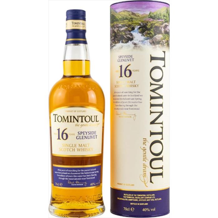 Tomintoul 16 a�os x700ml. - Speyside Glenlivet Single Malt Scotch Whisky