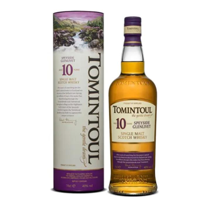 Tomintoul 10 Y.O. x700ml. - Speyside Glenlivet Single Malt Scotch Whisky