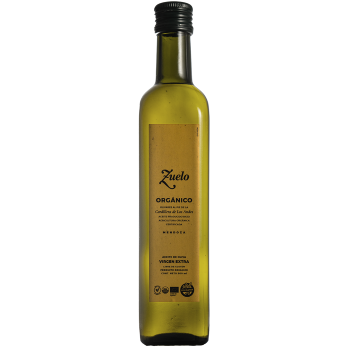 Aceite de Oliva Zuelo Organico x500ml. - Familia Zuccardi