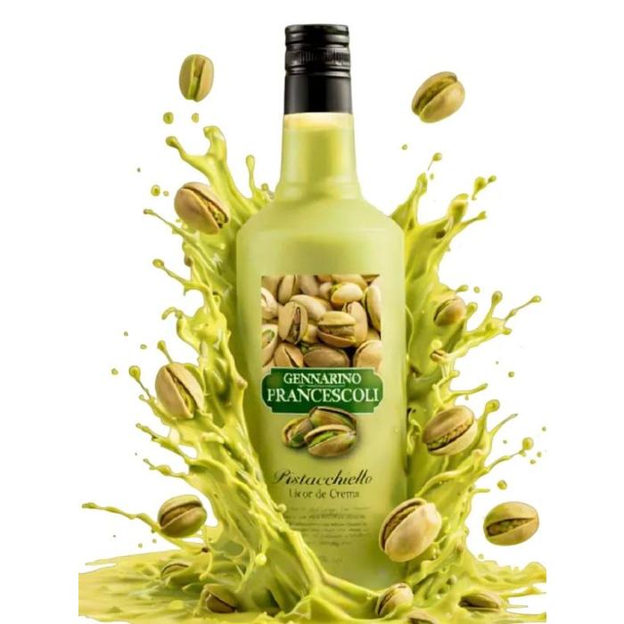 Gennarino Francescoli Pistacchiello x700ml. - Licor de Crema de Pistachos