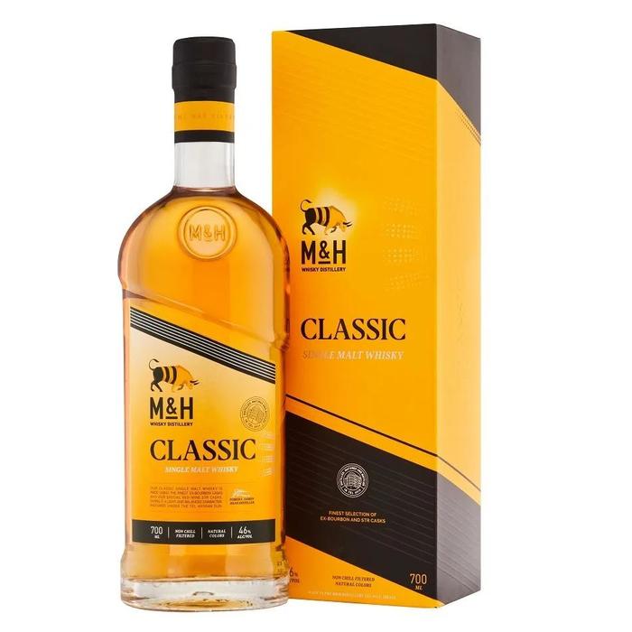 M & H Classic Single Malt x700ml. - Whisky, Israel