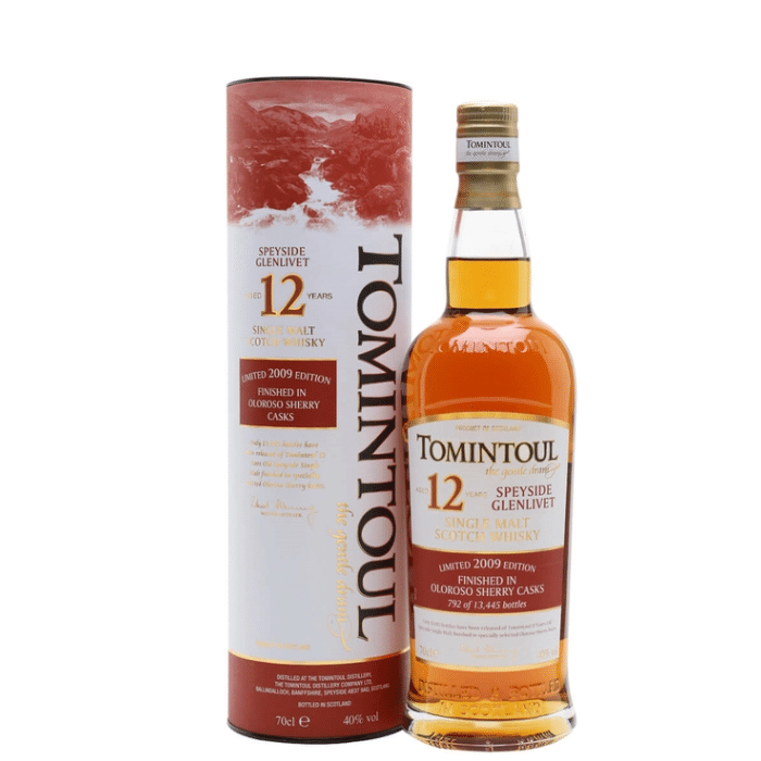 Tomintoul 12 a�os Limited Edition 2009 x700ml. - Speyside Glenlivet Single Malt Scotch Whisky