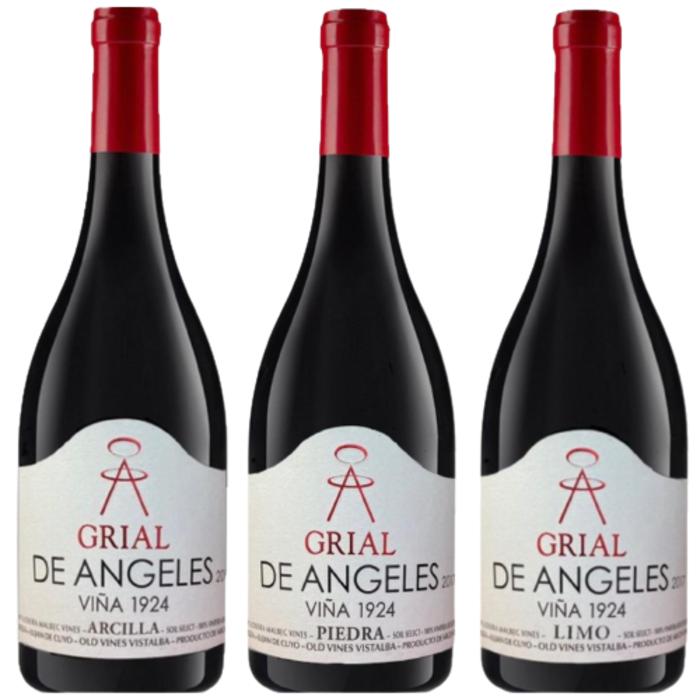De Angeles Grial Malbec 2019: Arena / Limo / Arcillo - Estuche de Madera