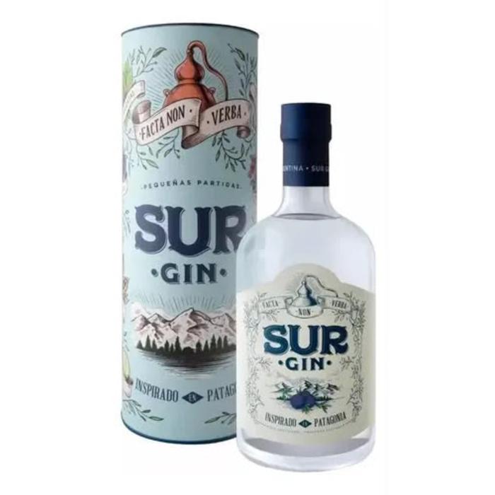 Sur Gin con Estuche x750ml. - Inspirado en la Patagonia