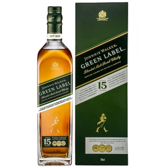 Johnnie Walker Green Label 15 aos x750ml. - Scotch Whisky
