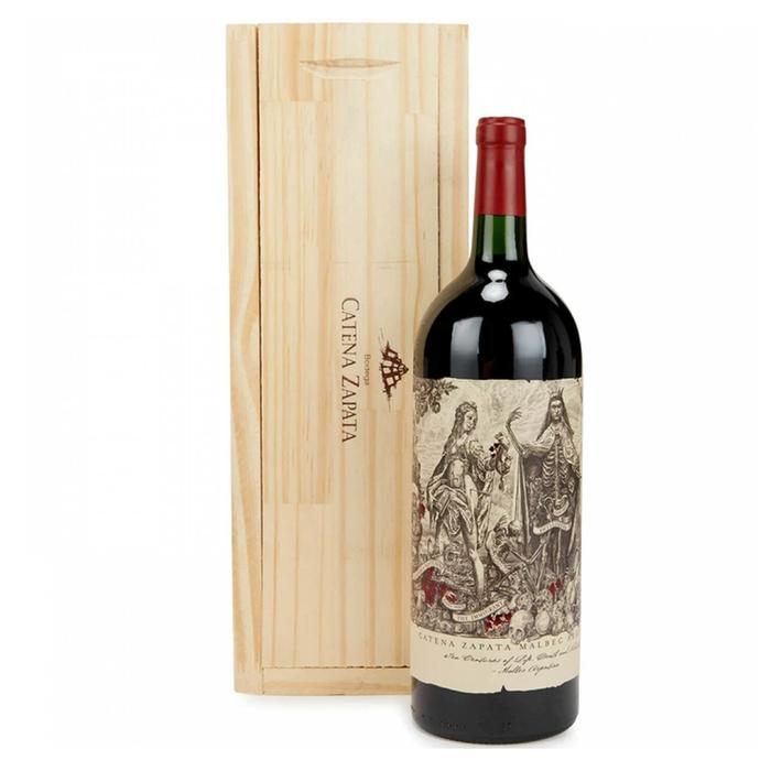 Catena Zapata Malbec Argentino 2022 Magnum x1,5 Litros en Cofre de Madera