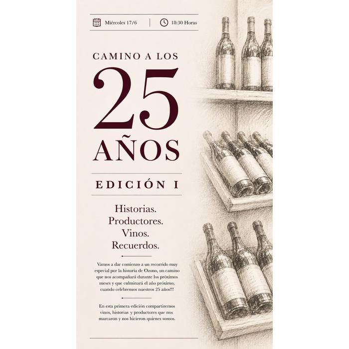 Miercoles 17/6 #DegusEnOzono Camino a los 25 a�os - Edicion I