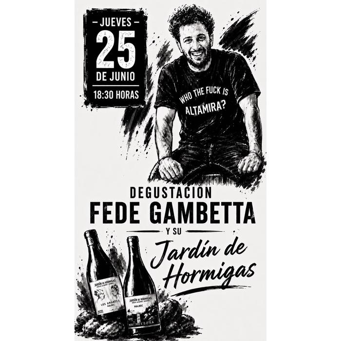 Jueves 25/6 #DegusEnOzono Fede Gambetta y su Jardin de Hormigas