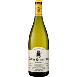 Jean-Paul & Benoit Droin AOC Vaillones Chablis 1er Cru 2023 - Bourgogne, Francia