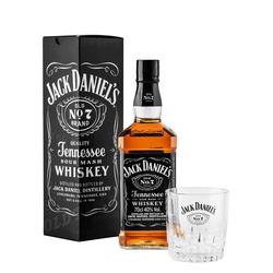 Estuche x1 Jack Daniels Old No. 7 x700ml. + Vaso de Whisky - Tennessee Whiskey