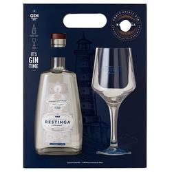 Estuche x1 Restinga London Dry Gin x700ml. + 1 Copa Grabada - Argentina