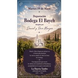 Martes 19/5 #DegusEnOzono Bodega El Bayeh by Daniel & Rocio Manzur